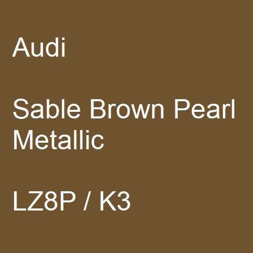 Audi, Sable Brown Pearl Metallic, LZ8P / K3.